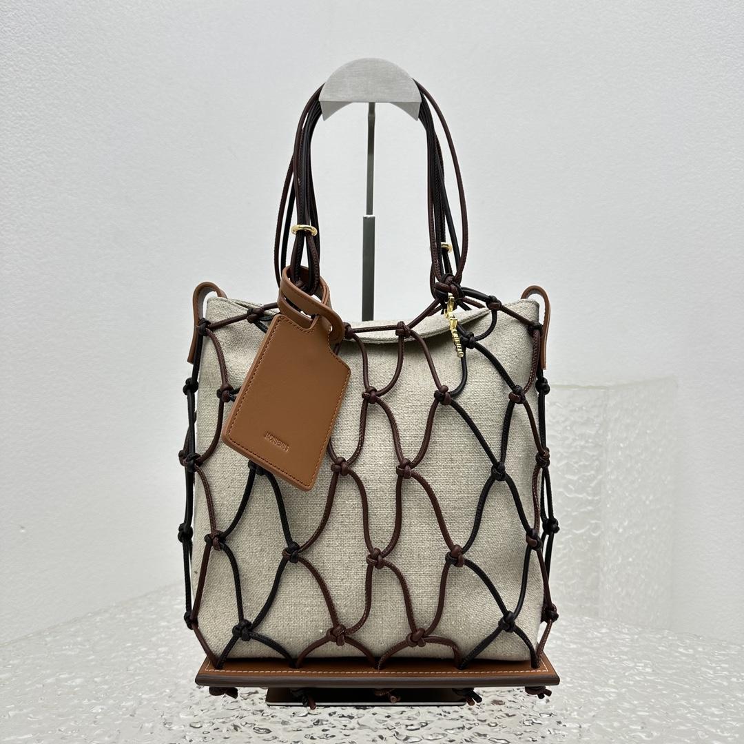 Jacquemus Le Petit Filet Pralu Tote Bag (10x27x21cm) - 