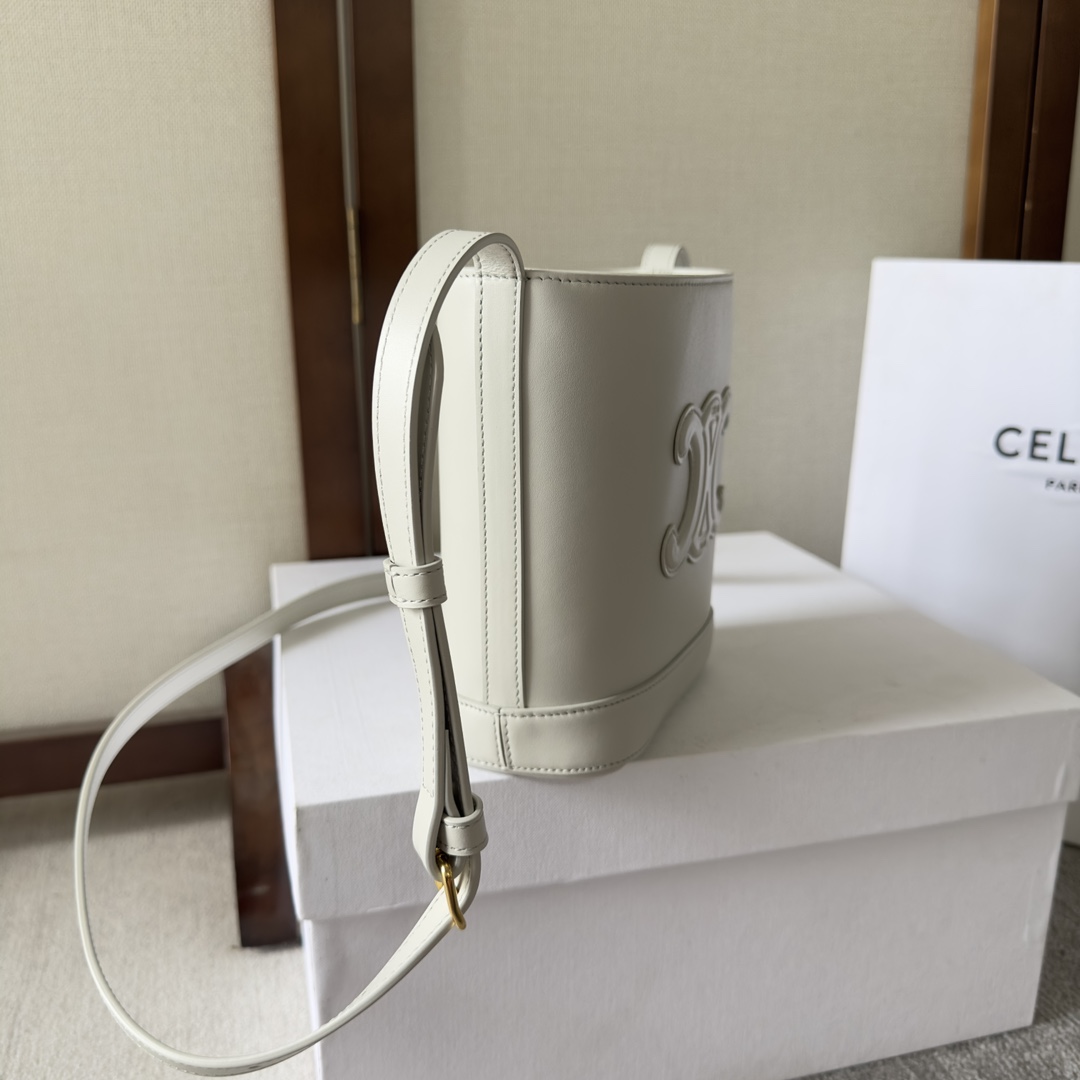 Celine Mini Bucket Cuir Triomphe In Smooth Calfskin  - 