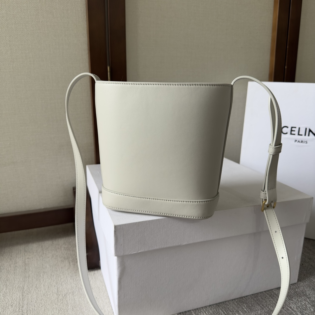 Celine Mini Bucket Cuir Triomphe In Smooth Calfskin  - 