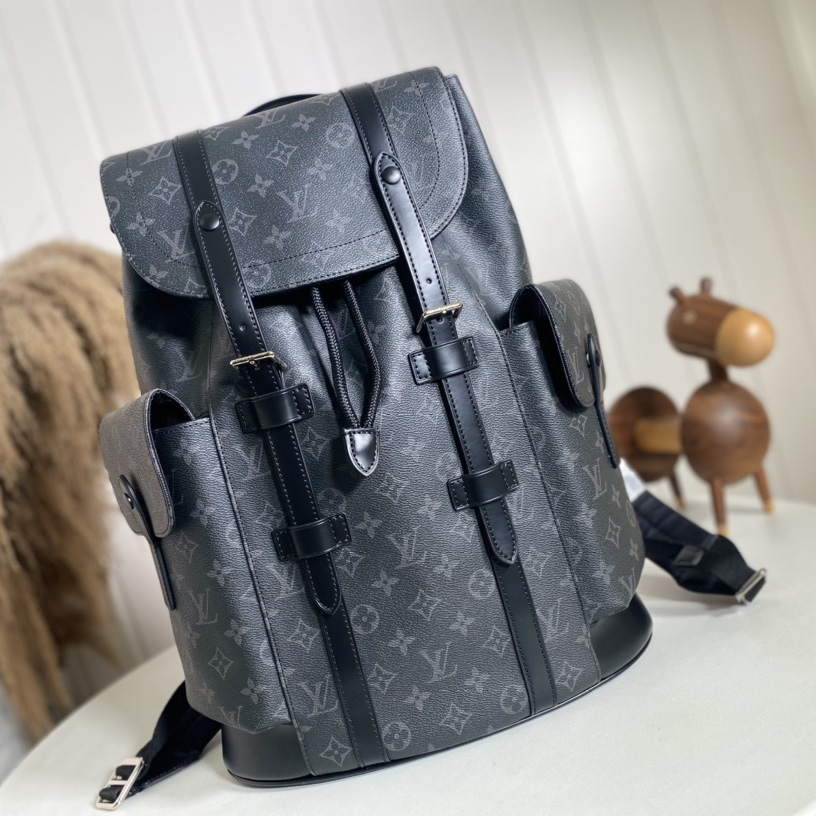 Louis Vuitton Monogram Montsouris Backpack(38 x 44 x 21cm)   M41379 - 