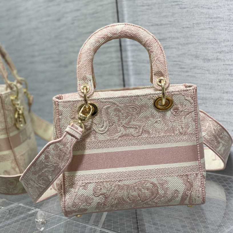 Dior Medium Lady D-lite Bag( 24--20-11cm) - 