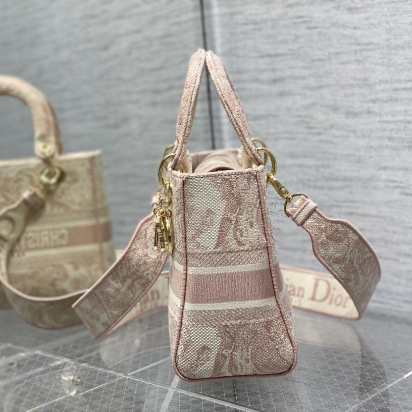 Dior Medium Lady D-lite Bag( 24--20-11cm) - 