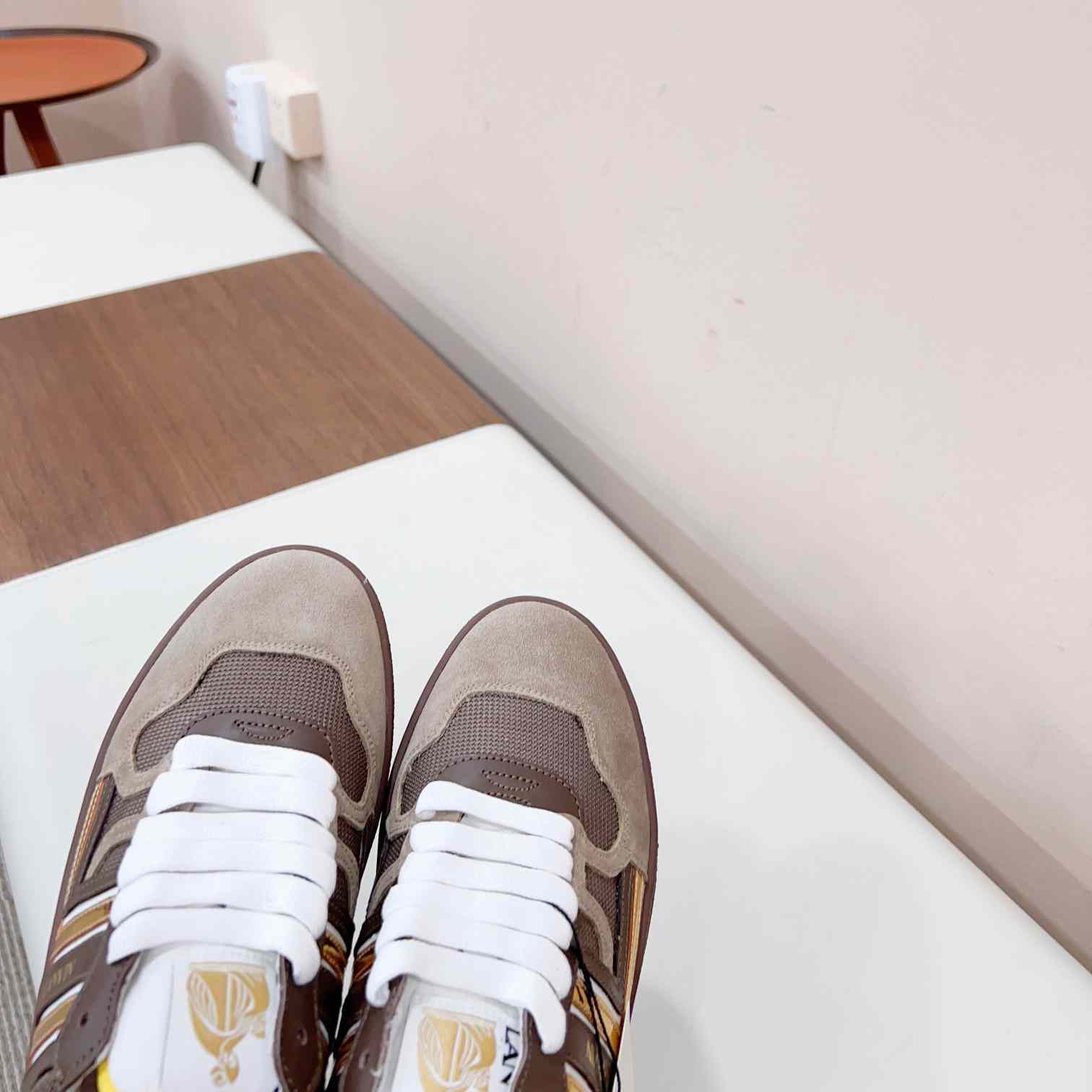 Lanvin Leather Low-top Clay Sneakers - 
