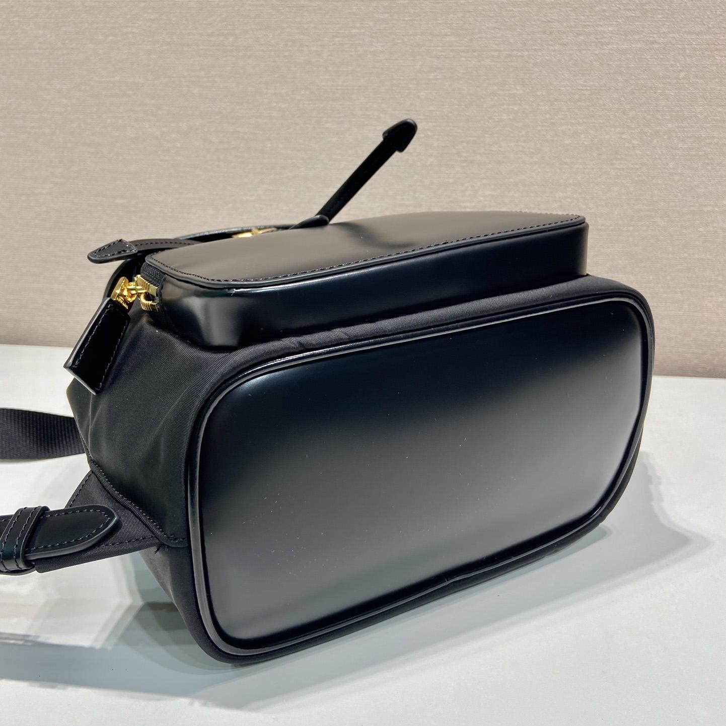 Prada Re-Nylon And Brushed Leather Backpack - 