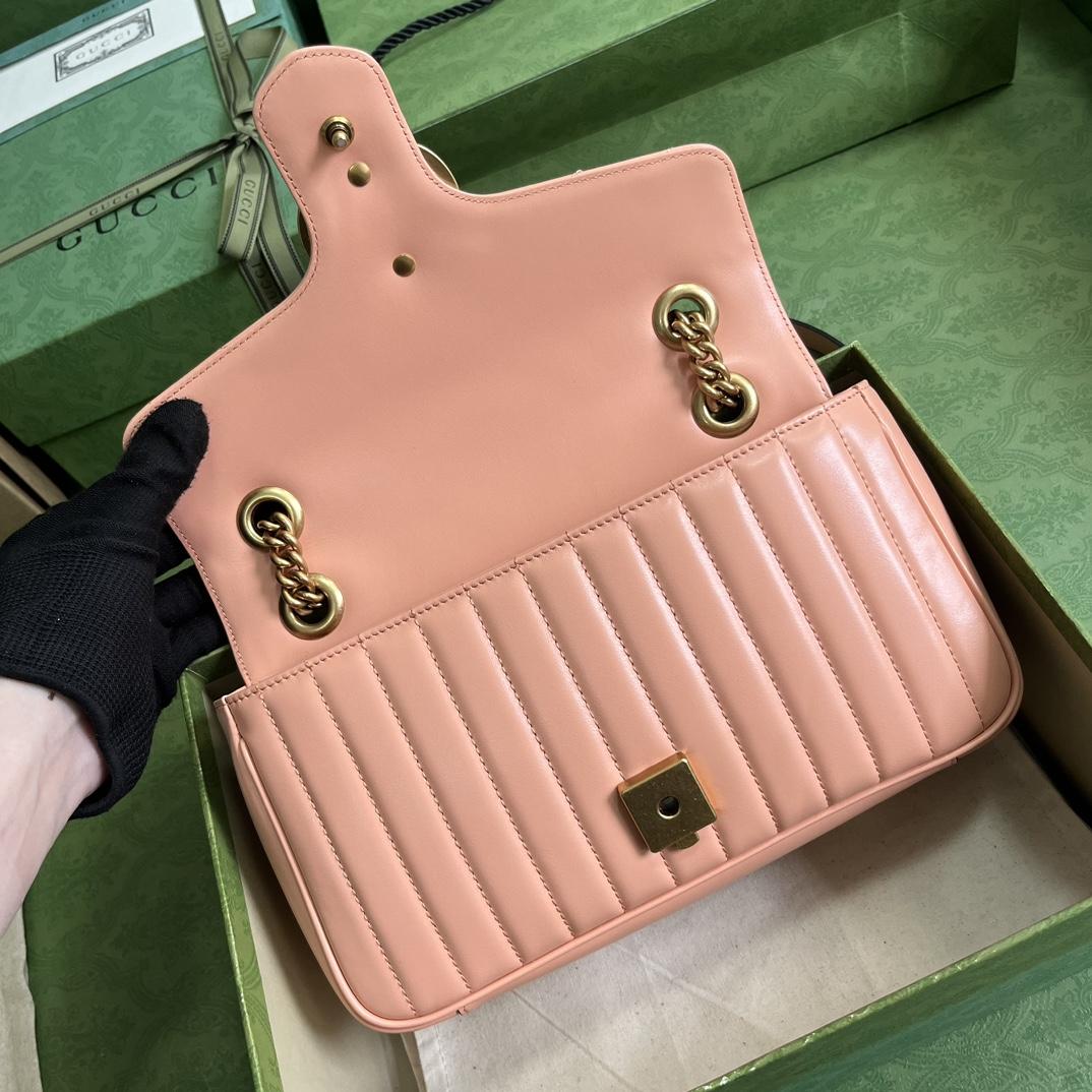 Gucci GG Marmont Small Shoulder Bag(26*15*7cm)   - 