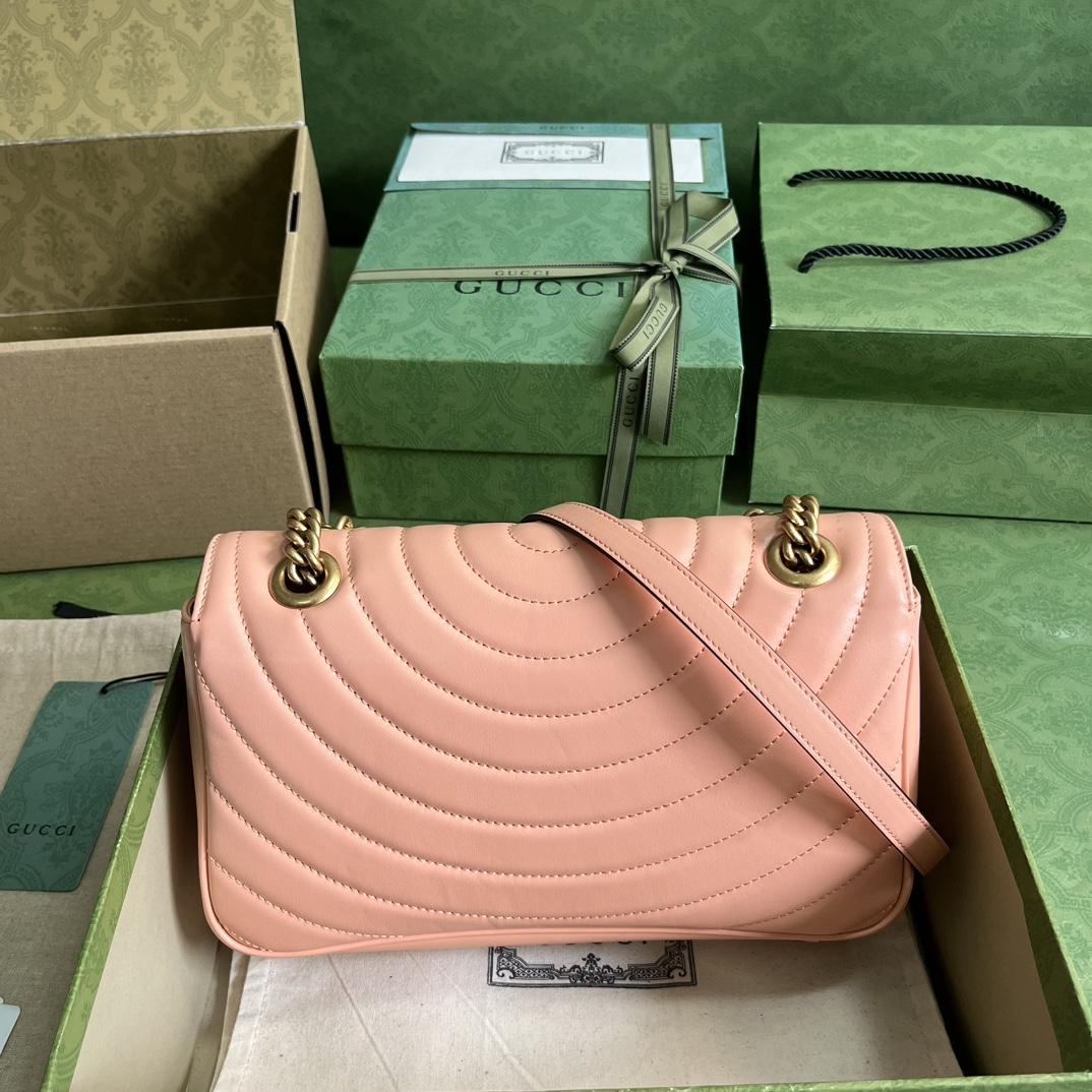 Gucci GG Marmont Small Shoulder Bag(26*15*7cm)   - 