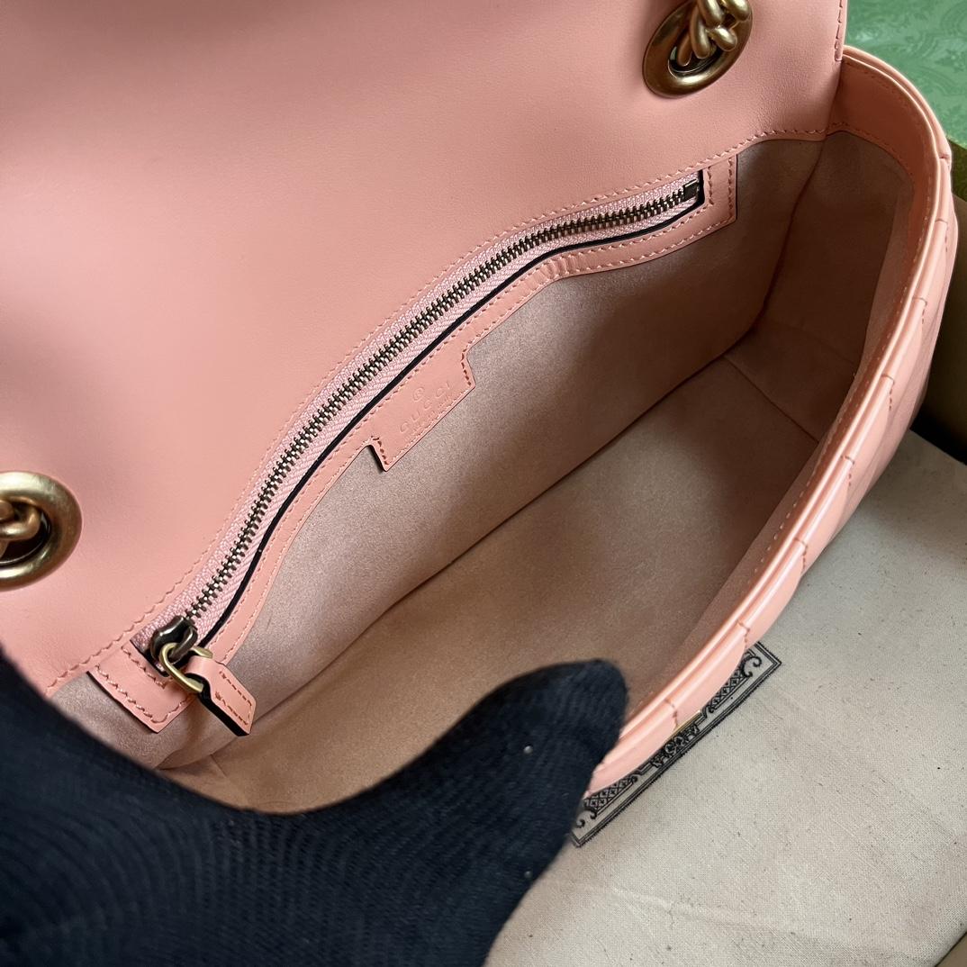 Gucci GG Marmont Small Shoulder Bag(26*15*7cm)   - 