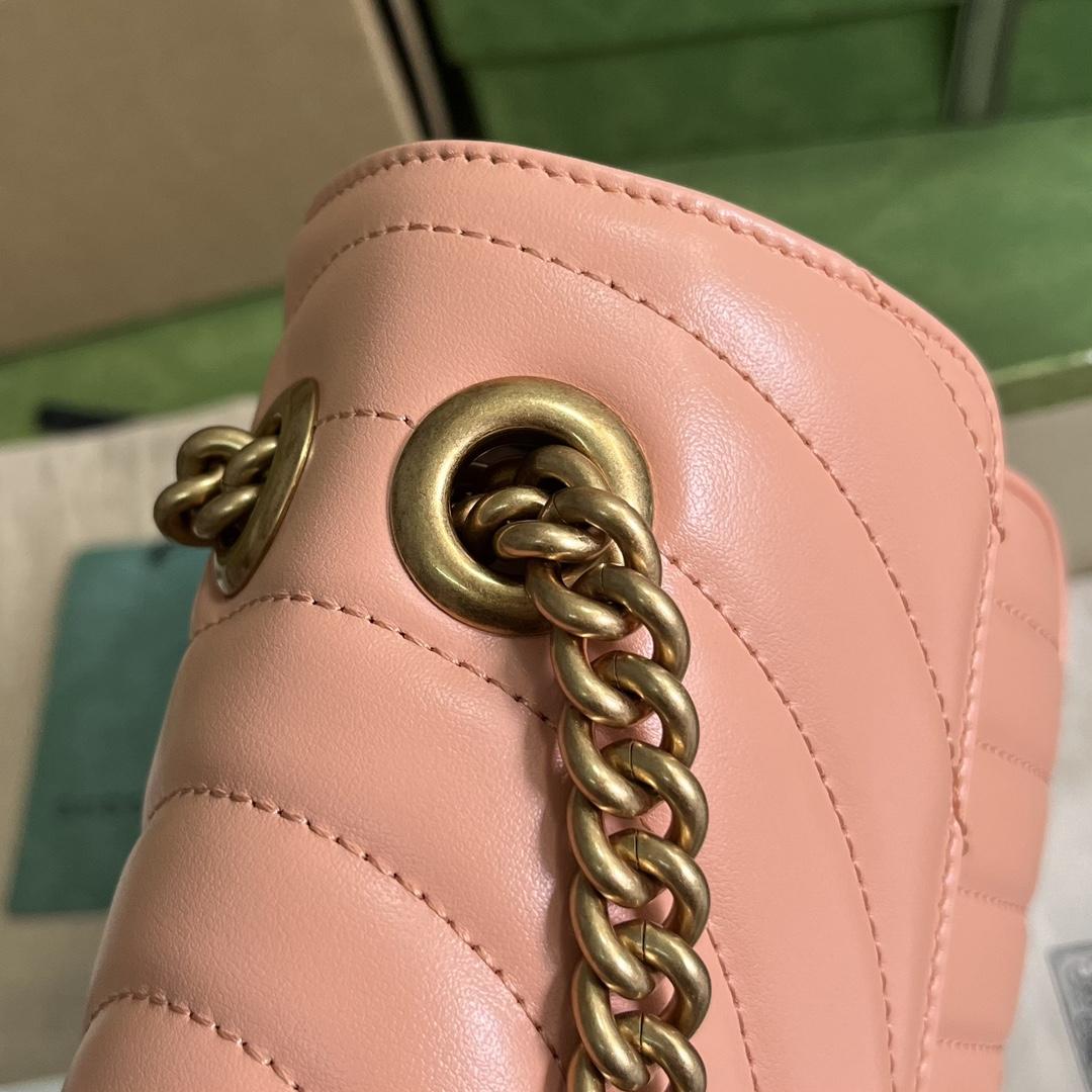 Gucci GG Marmont Small Shoulder Bag(26*15*7cm)   - 