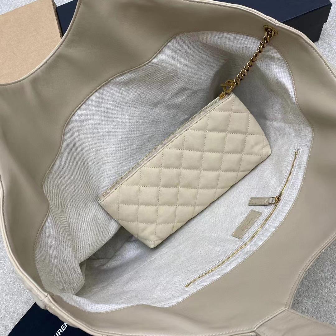 Saint Laurent Icare Extra large Embellished Quilted Leather Tote (58-34-8cm) - 