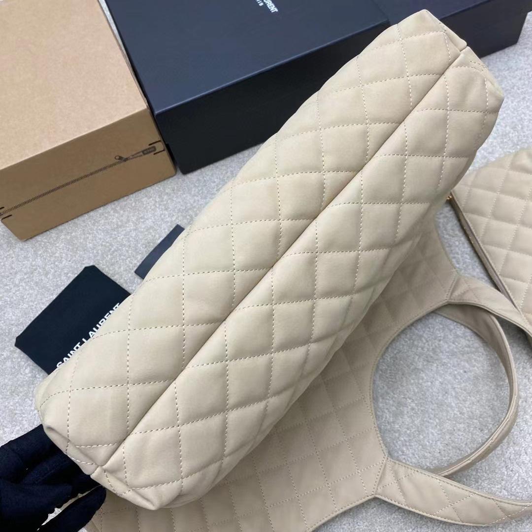 Saint Laurent Icare Extra large Embellished Quilted Leather Tote (58-34-8cm) - 