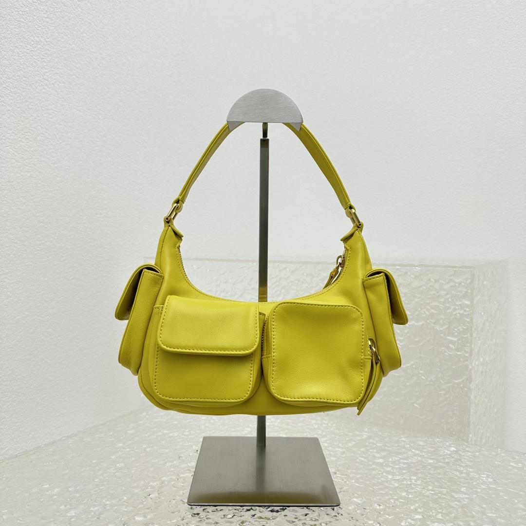Miu Miu Nappa Leather Pocket Bag - 