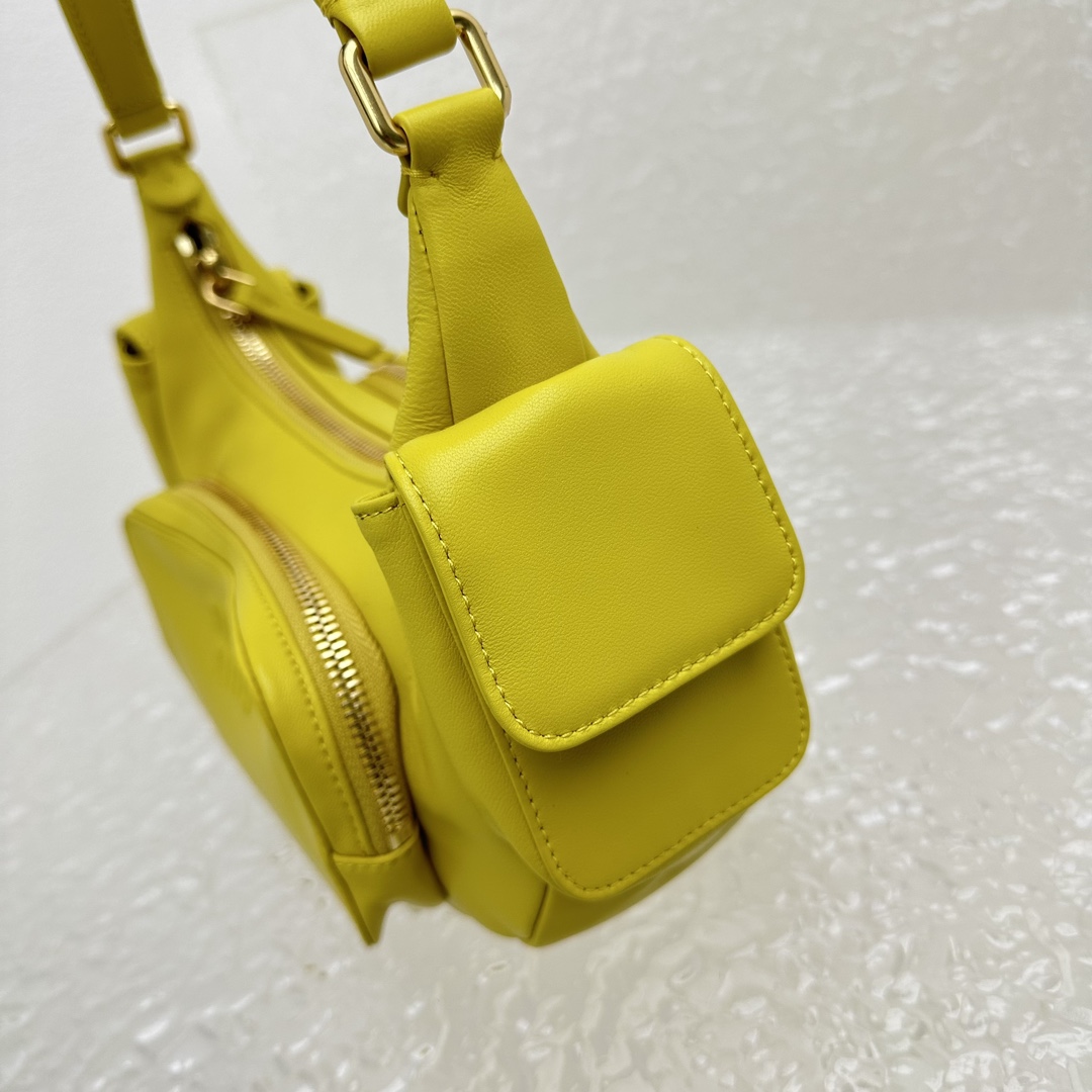 Miu Miu Nappa Leather Pocket Bag - 