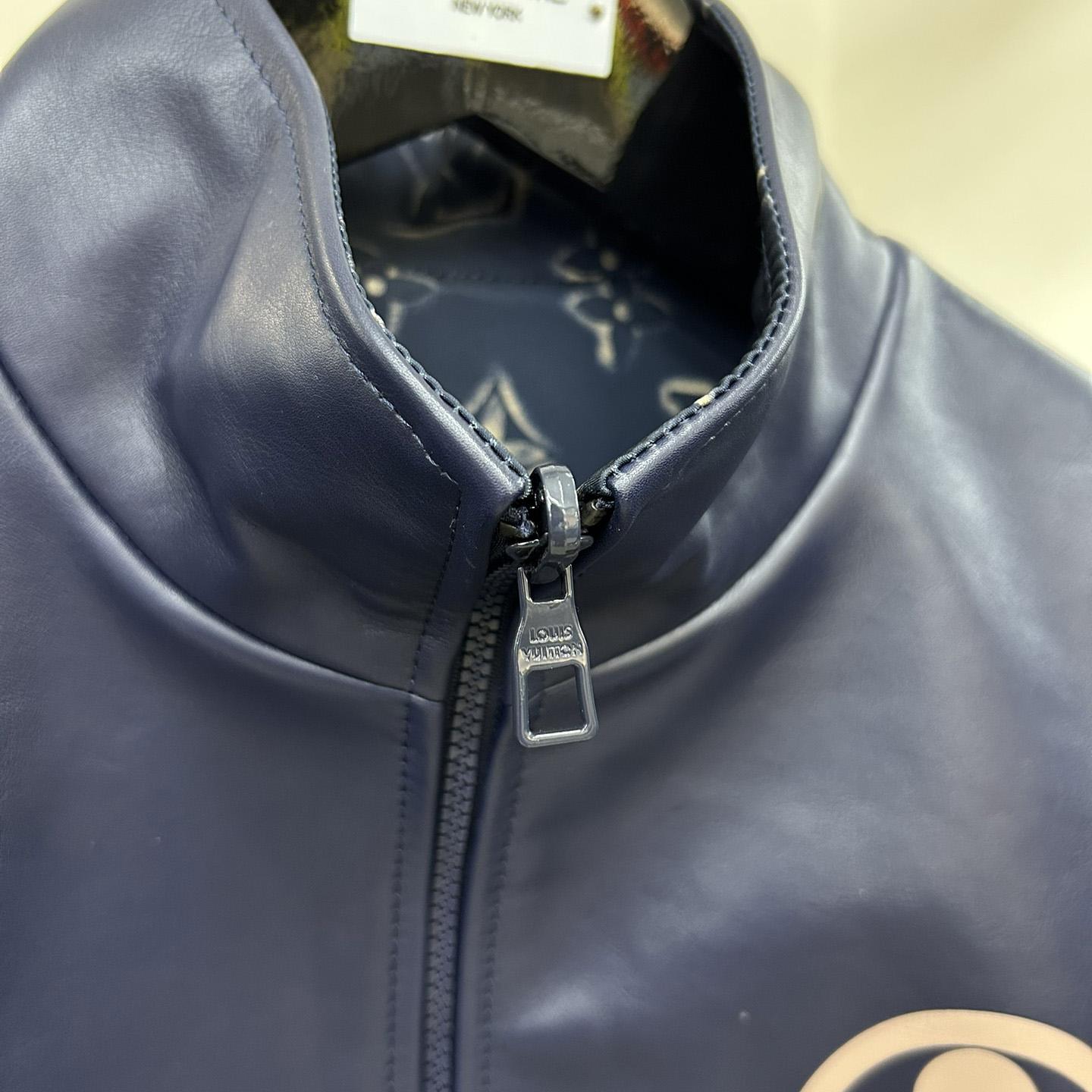 Louis Vuitton Monogram Reversible Leather Mix Blouson   1ABJGG Louis Vuitton Monogram Reversible Leather Mix Blouson   1ABJGG -