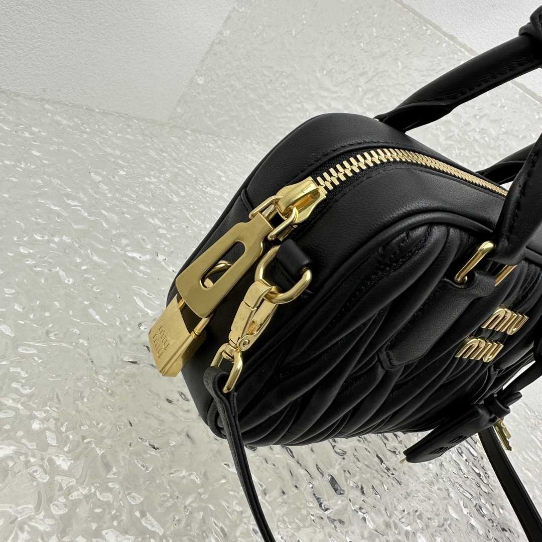 Miu Miu Matelassé Nappa Leather Top-handle Bag - 