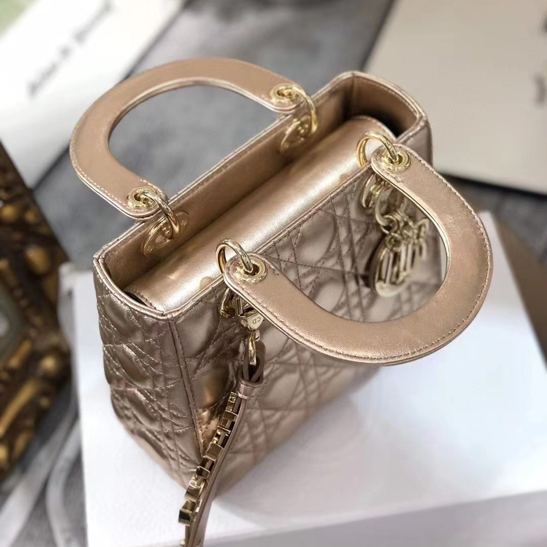 Dior Lady D-Joy Bag(20 x 16.5 x 8cm) - 