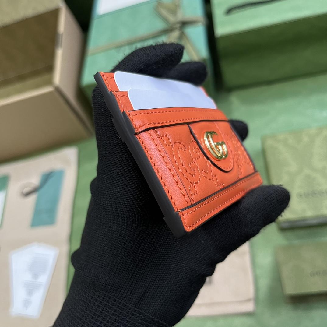 Gucci GG Matelasse Card Case - 