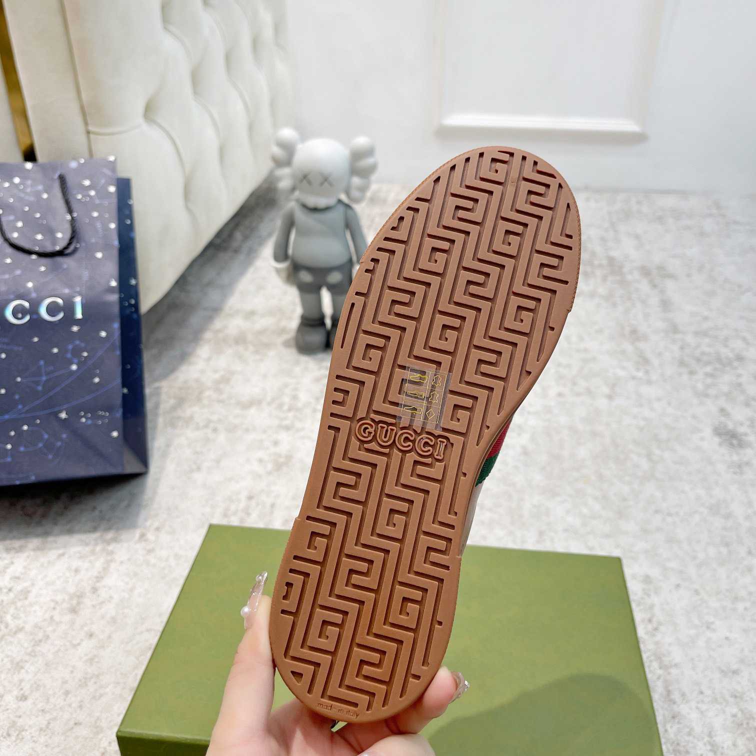 Gucci Ace Sneaker With Web (upon uk size) - 