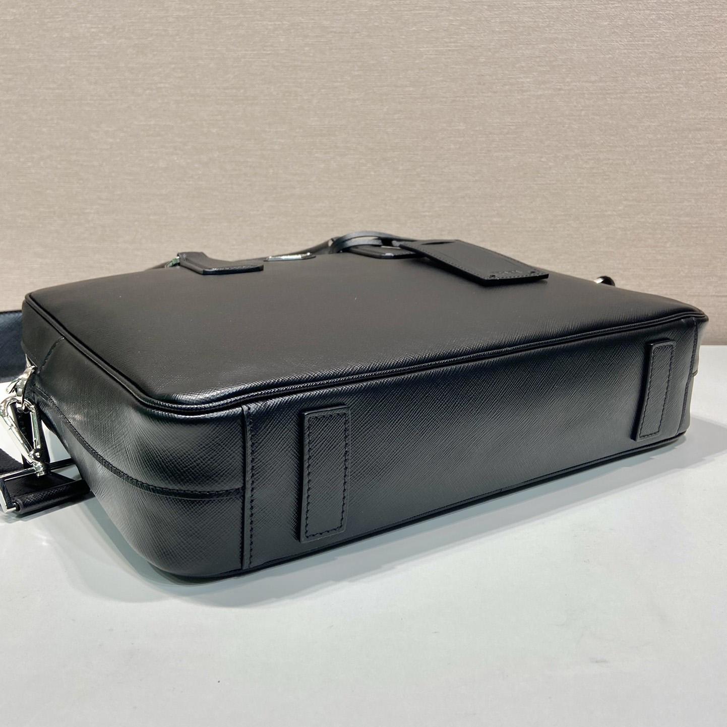 Prada Saffiano Leather Work Bag - 