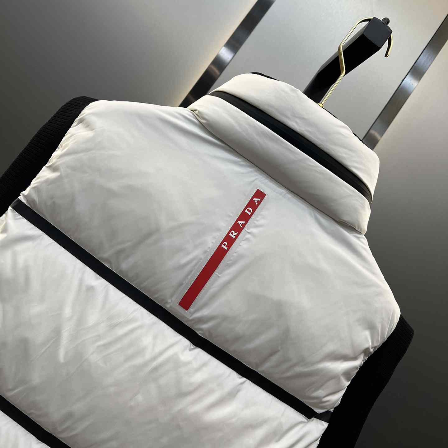 Prada Light Technical Fabric Down Vest - 