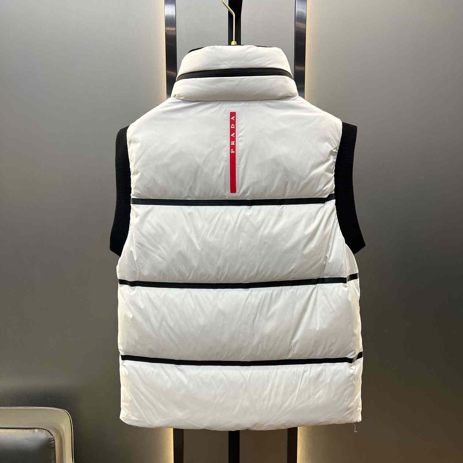 Prada Light Technical Fabric Down Vest - 