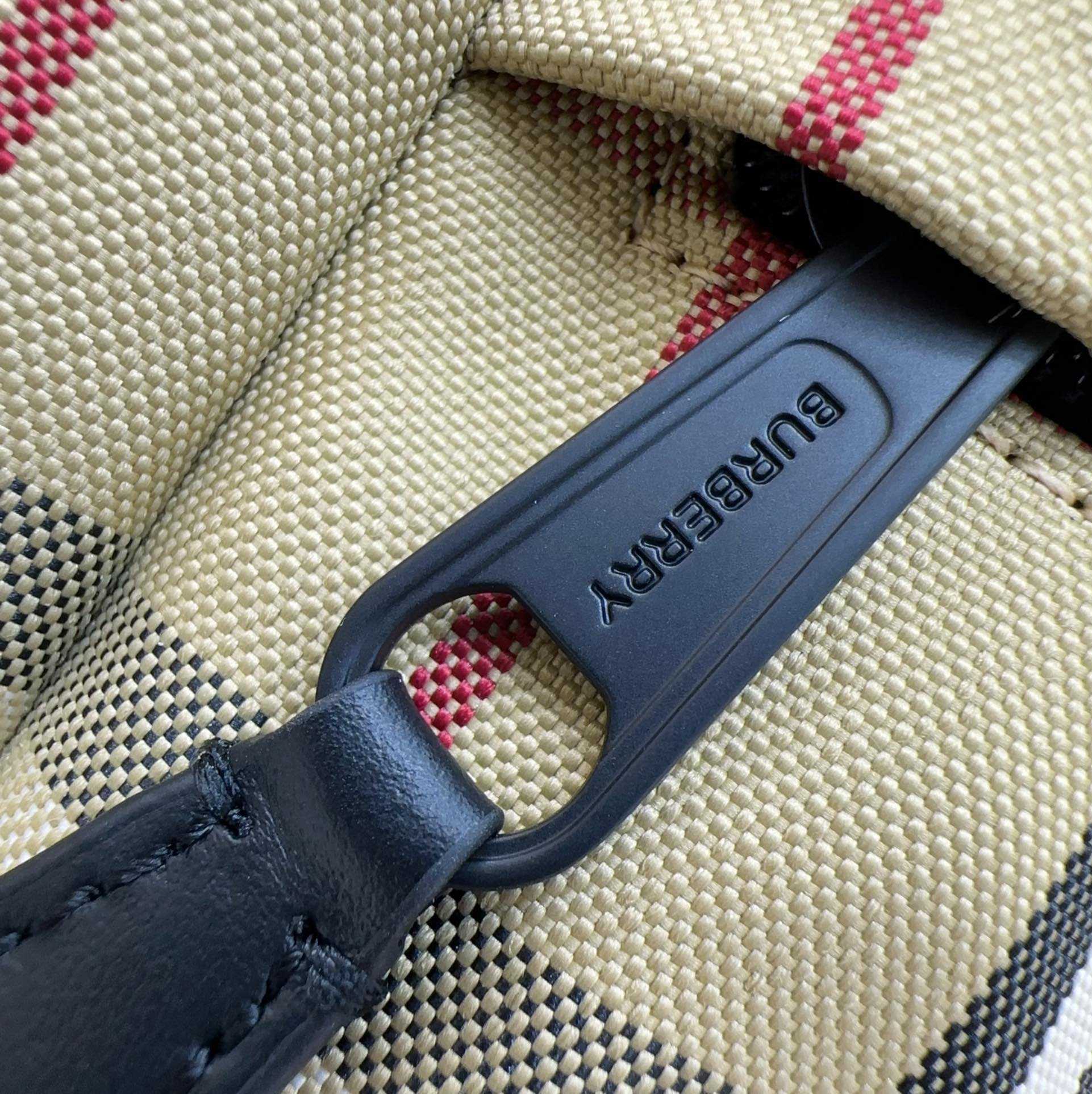 Burberry Checked Fabric Backpack  (30.5-14.5-42.5cm) - 