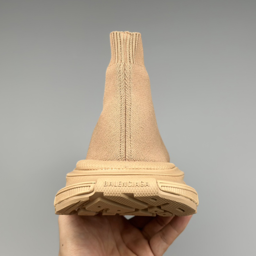 Balenciaga 3XL Sock Recycled Knit Sneaker In Beige  - 