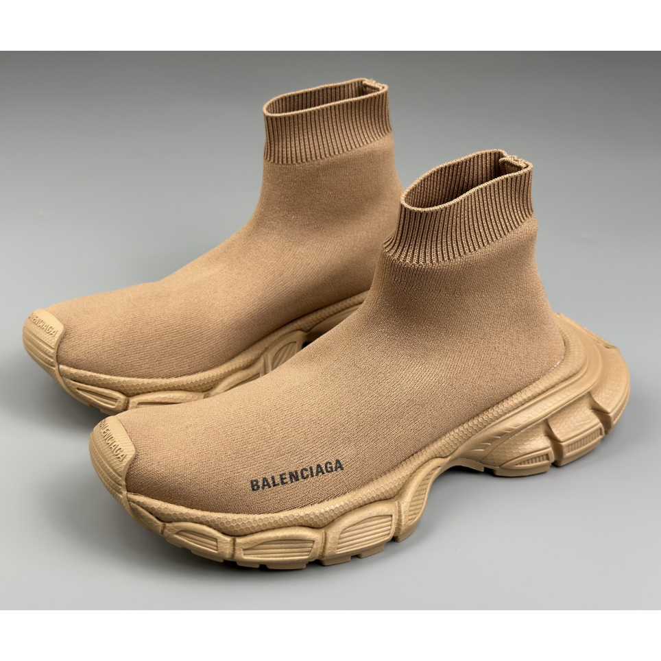 Balenciaga 3XL Sock Recycled Knit Sneaker In Beige  - 