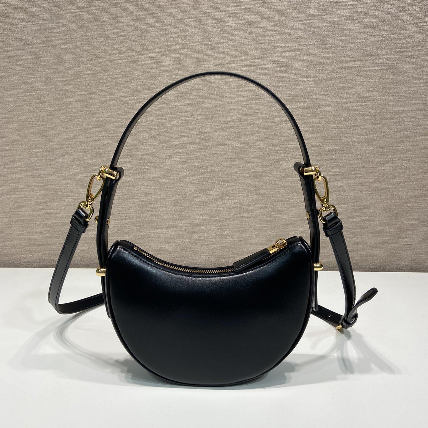 Prada Arqué Leather Mini Shoulder Bag - 