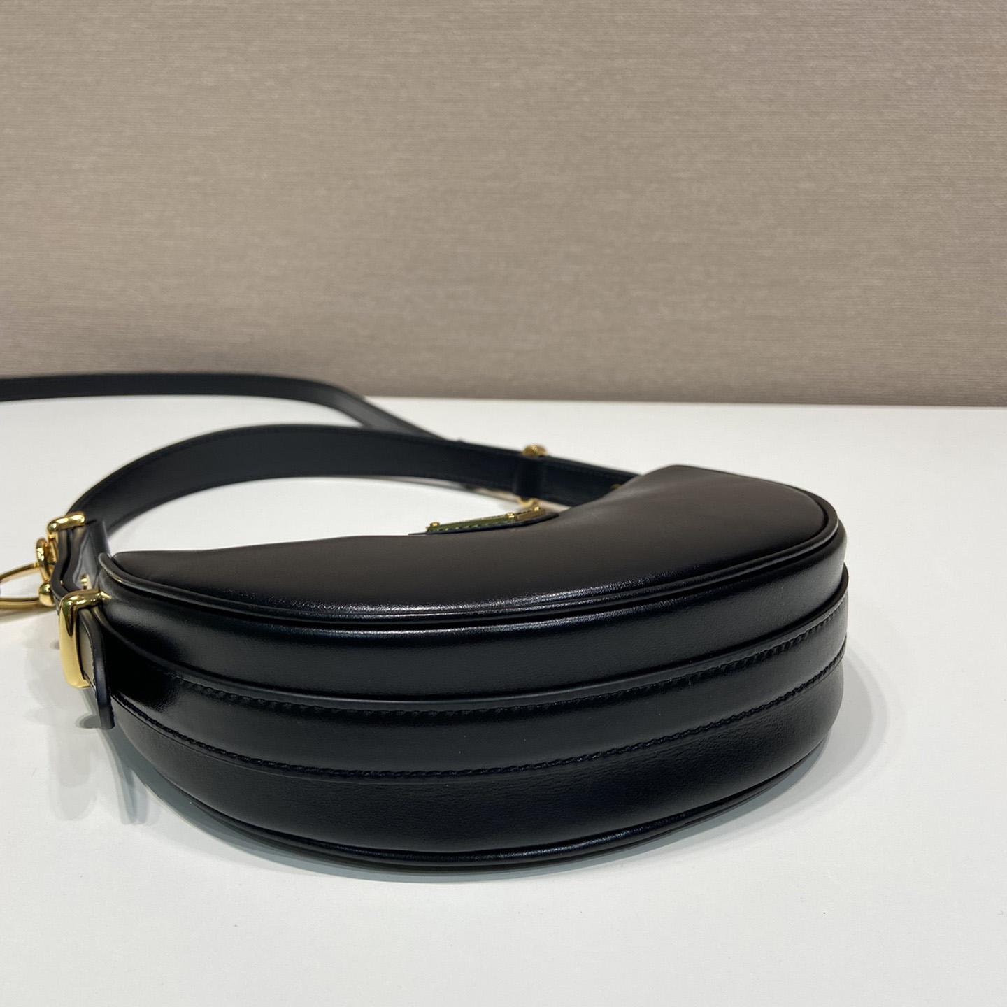 Prada Arqué Leather Mini Shoulder Bag - 