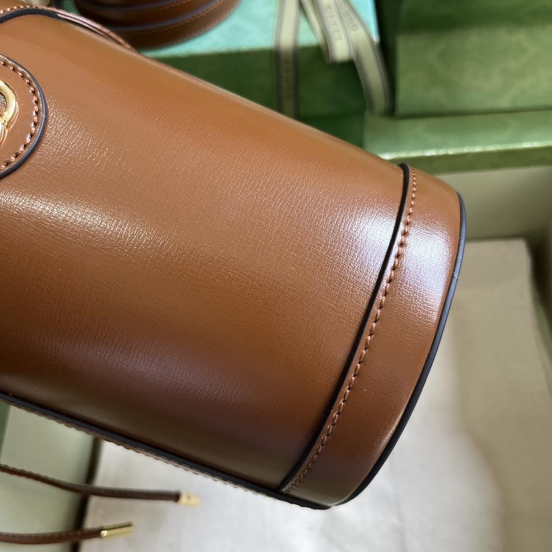 Gucci Ophidia Mini Bucket Bag  (11.5x23x8cm) - 