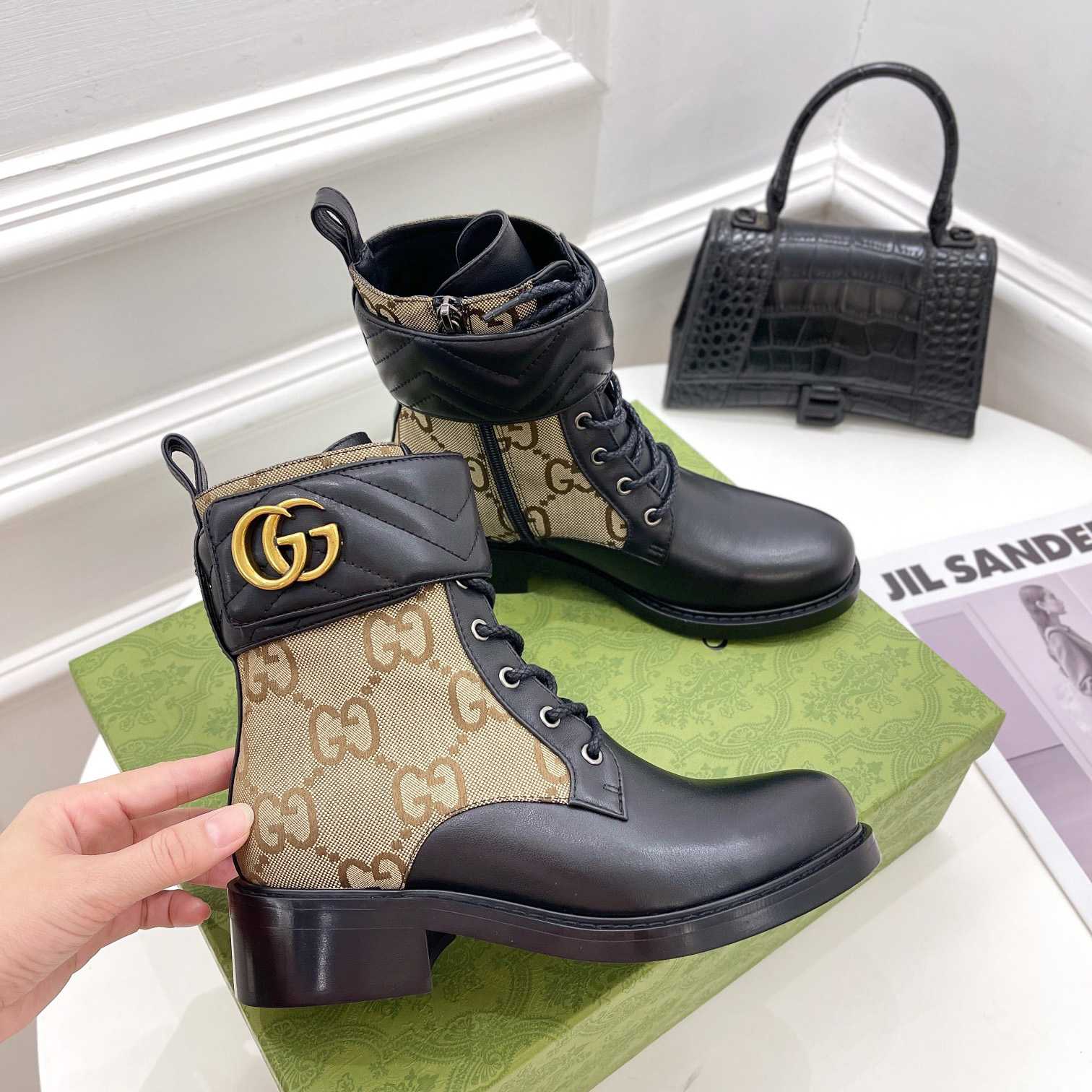 Gucci Women's Ankle Boot With Double G - 