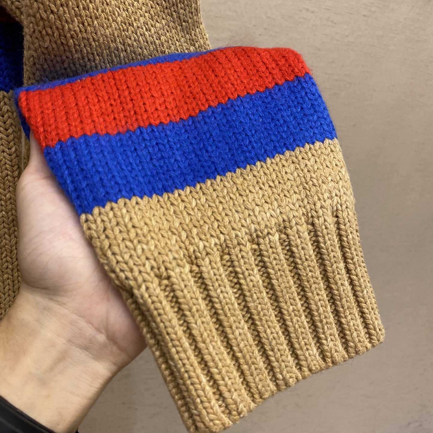 Gucci Wool Mohair Sweater With Web Intarsia - 
