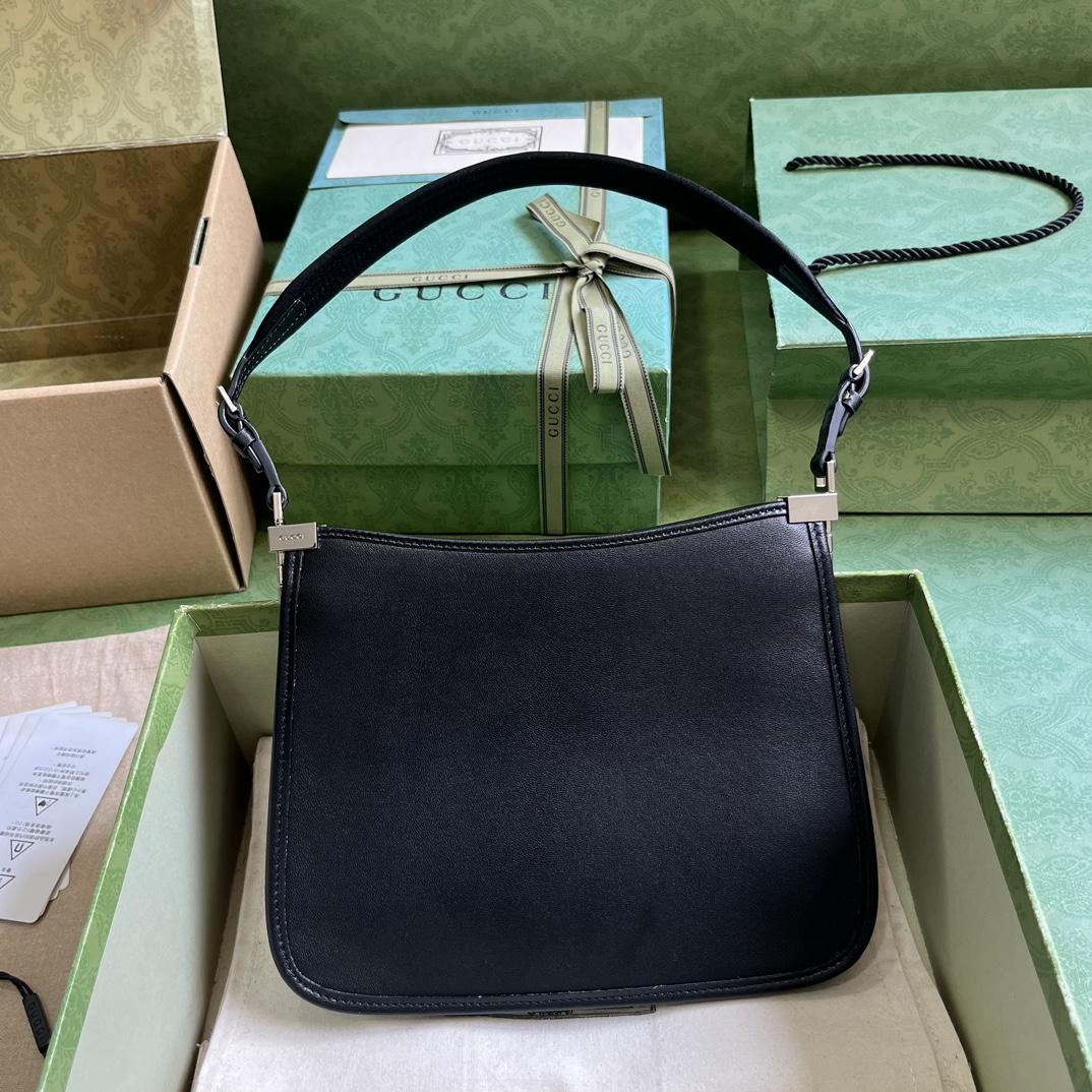 Gucci Horsebit Slim Small Shoulder Bag (23x 18.5x 3cm) - 