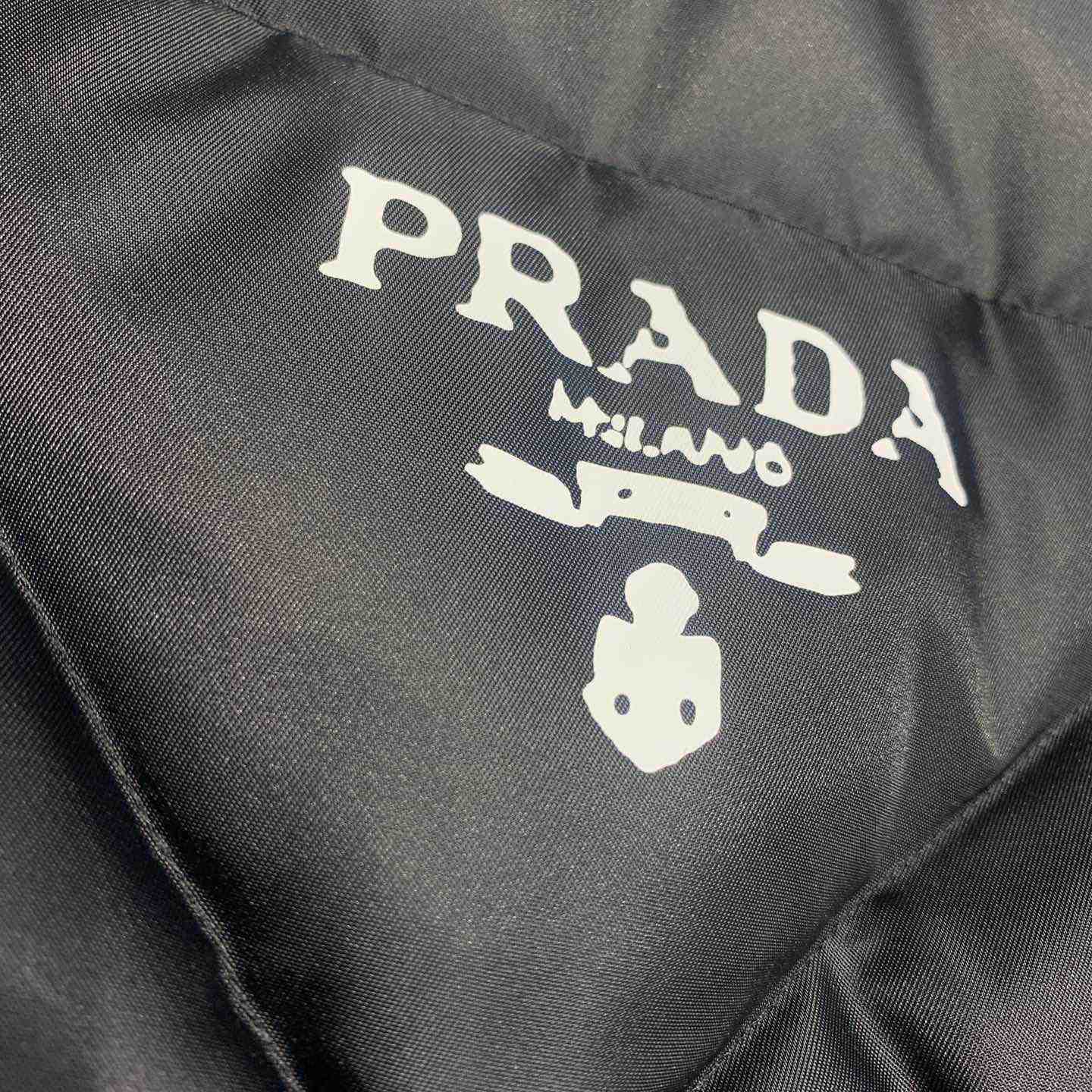 Prada Cropped Re-Nylon Down Jacket - 
