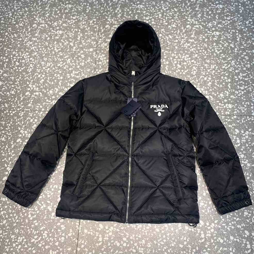 Prada Cropped Re-Nylon Down Jacket - 