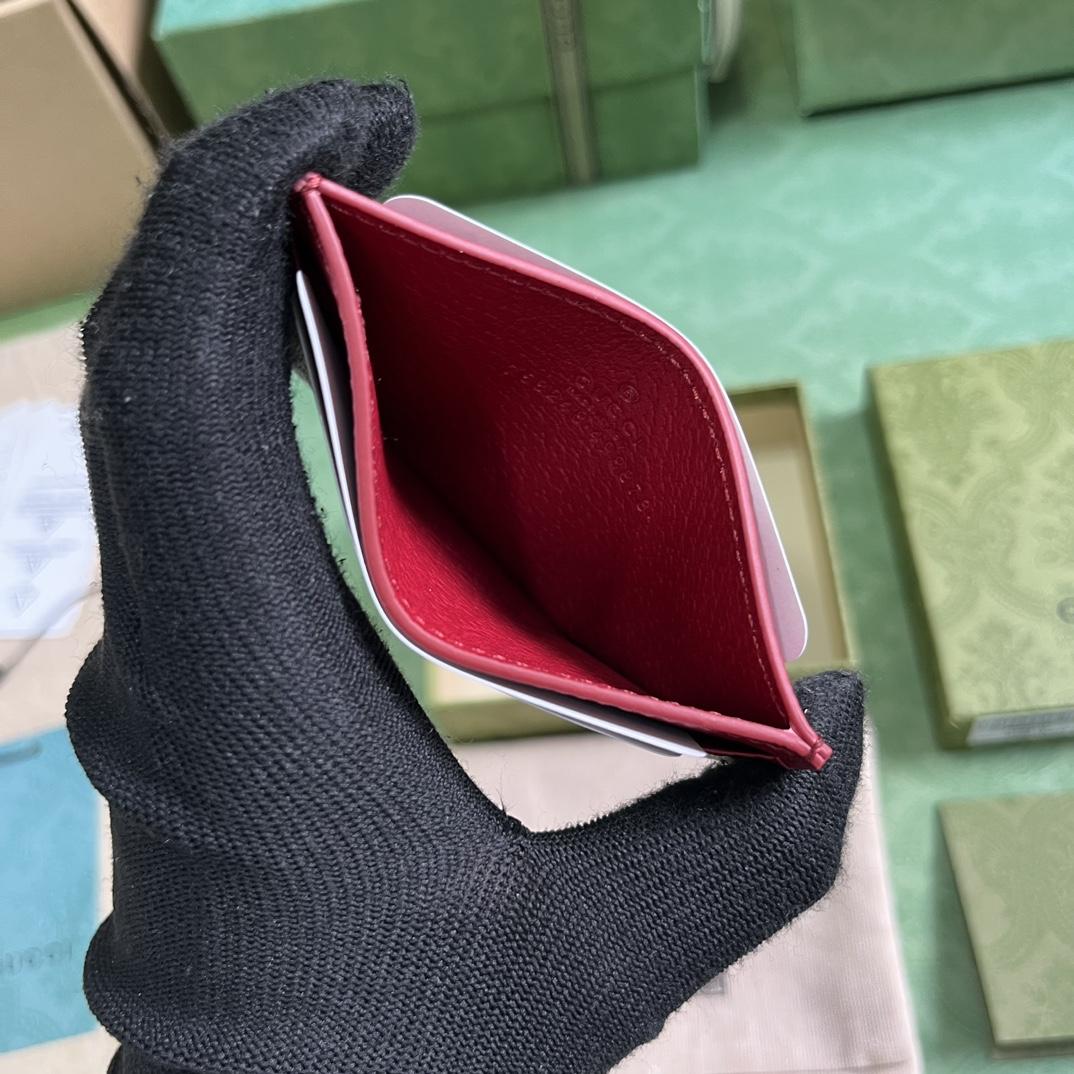 Gucci Card Case With GG Detail - 
