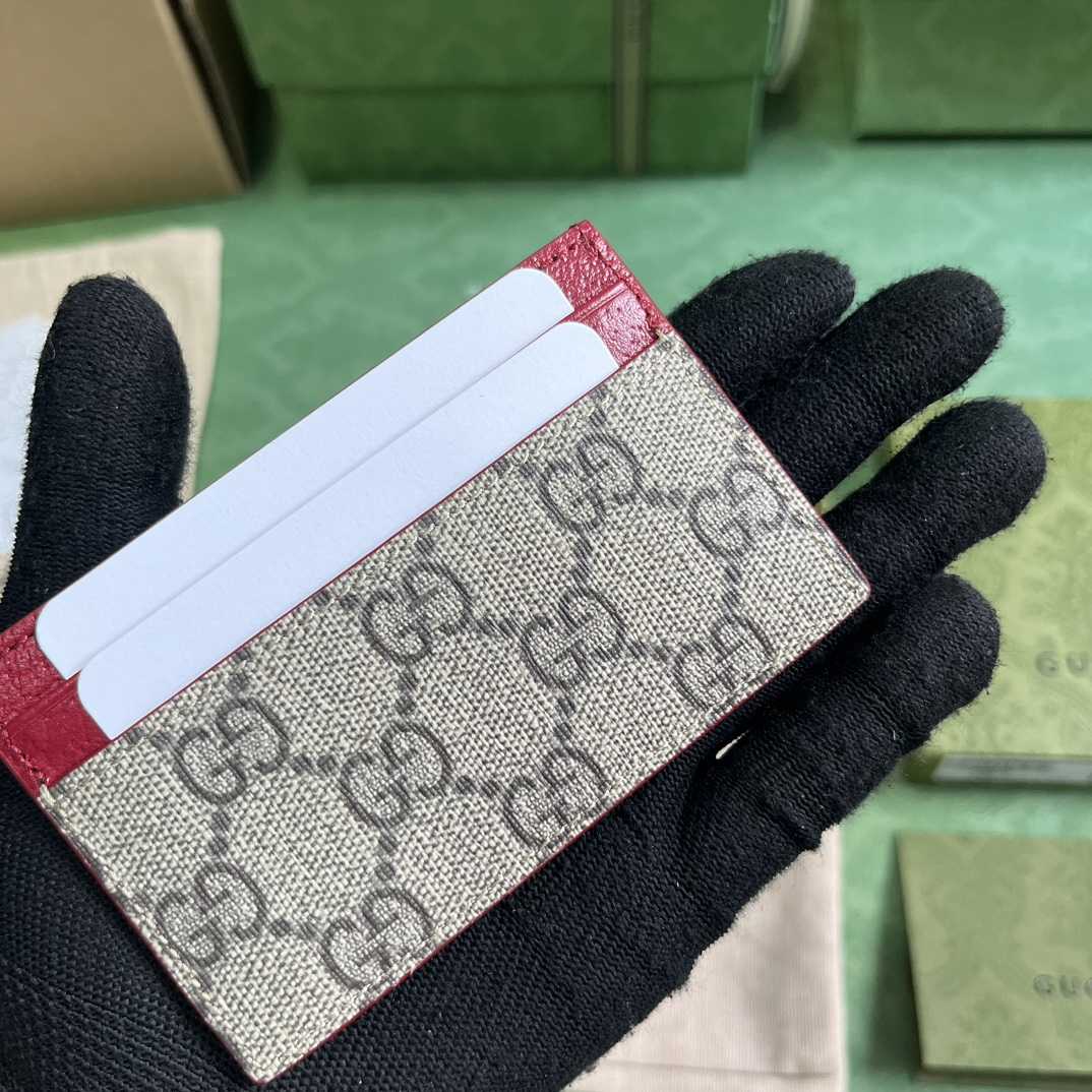 Gucci Card Case With GG Detail - 