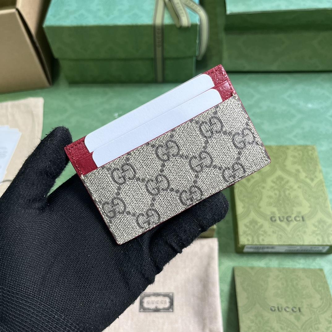 Gucci Card Case With GG Detail - 