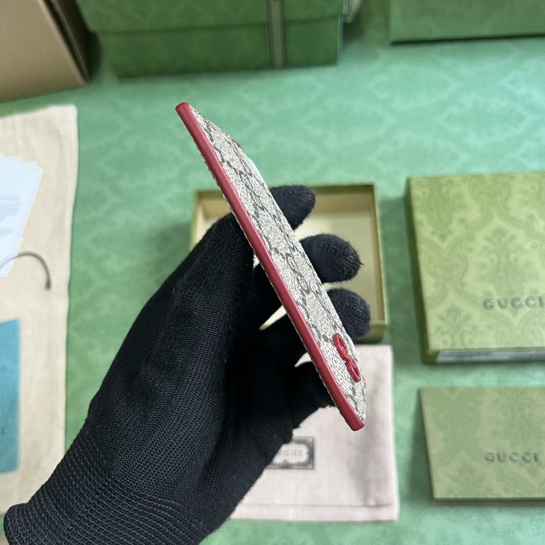 Gucci Card Case With GG Detail - 