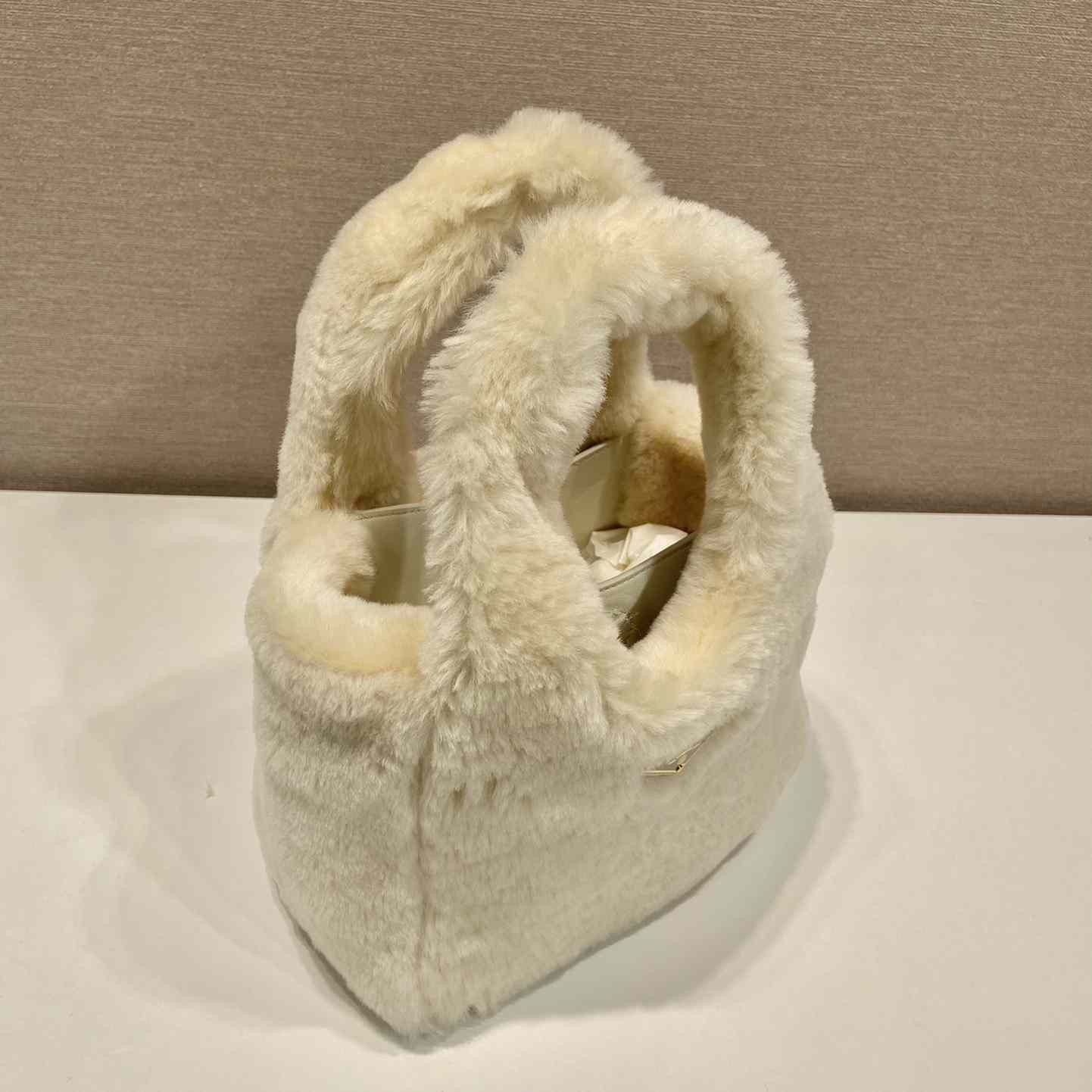 Prada Shearling Mini Handbag - 