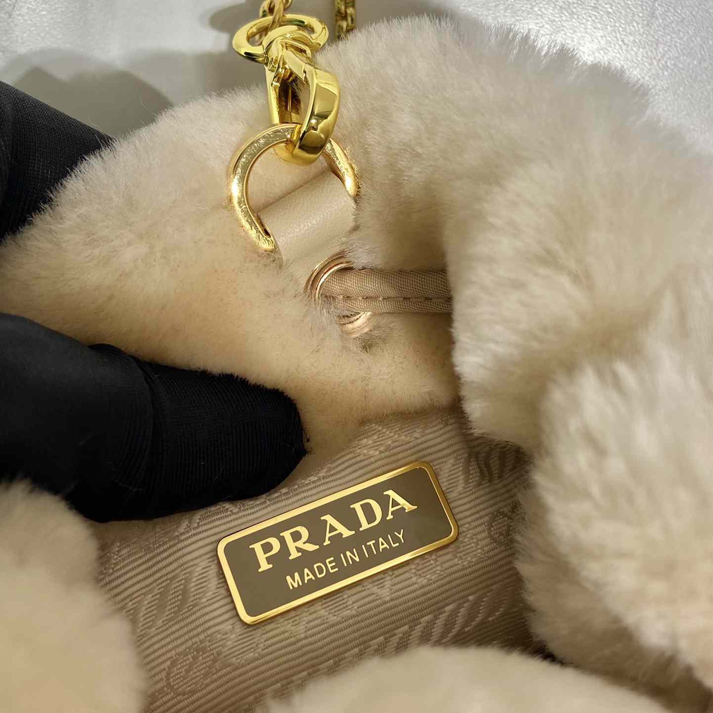 Prada Shearling Mini-pouch - 