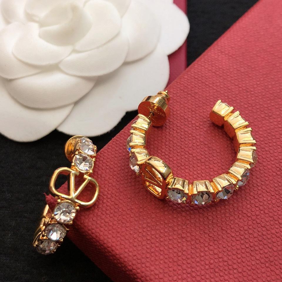 Valenti Vlogo Signature metal and Swarovski® crystal earrings - 