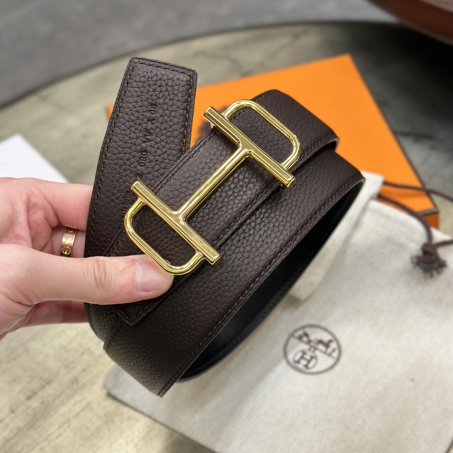 Hermes Royal Belt Buckle & Reversible Leather Strap 38 mm - 