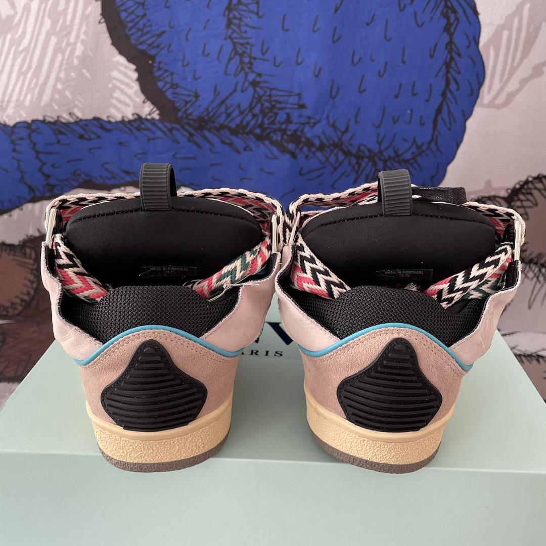 Lanvin Curb Sneaker 'Ecru Black' - 