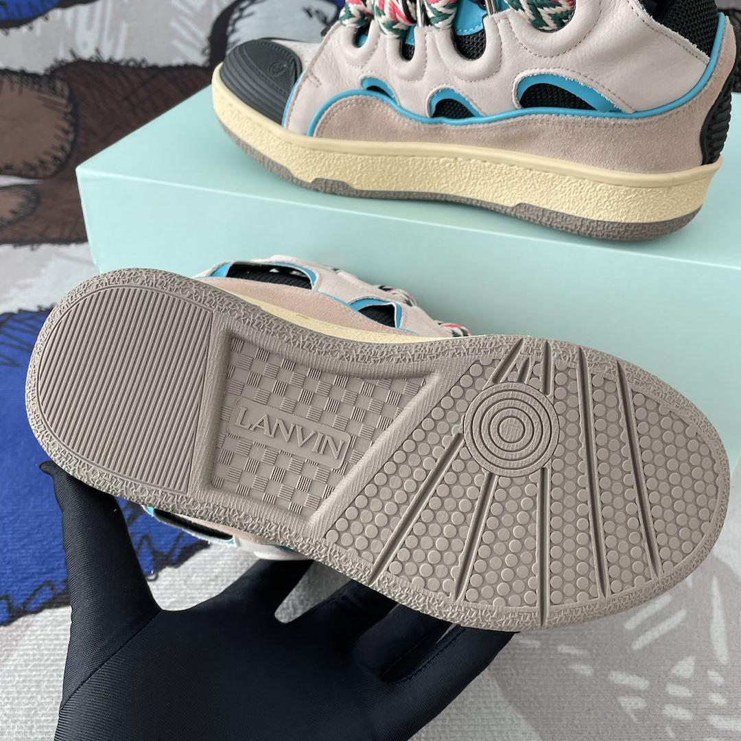 Lanvin Curb Sneaker 'Ecru Black' - 