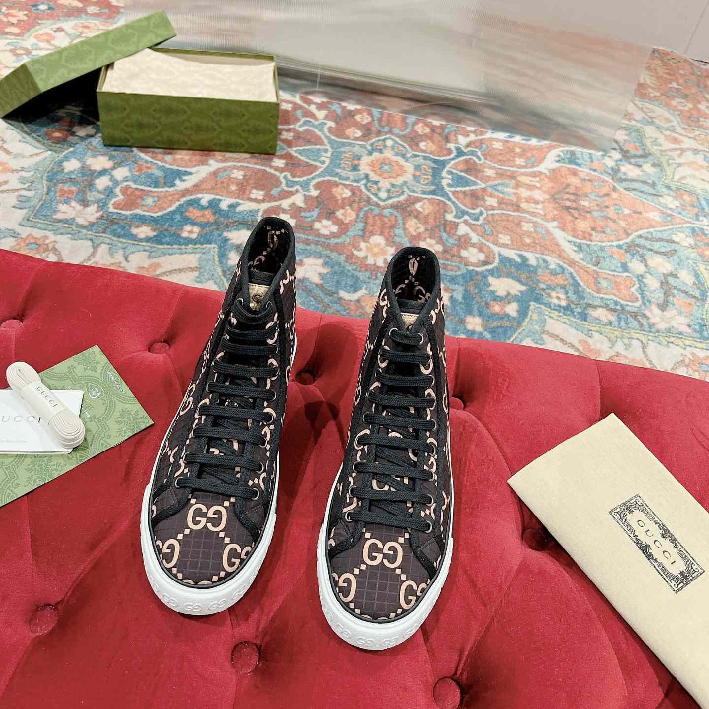 Gucci Tennis 1977 High-top Sneaker(upon uk size) - 