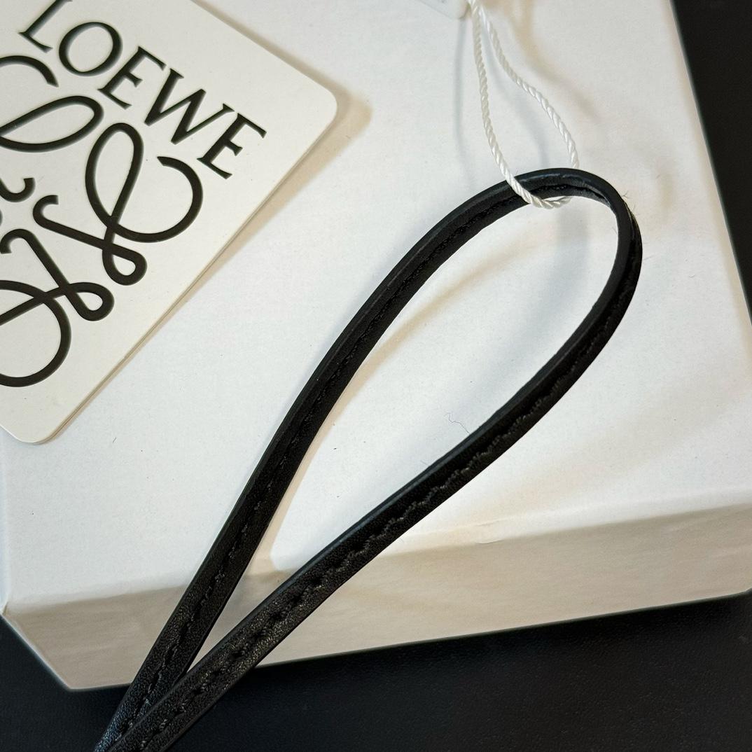 Loewe Panda Charm In Felt And Calfskin - 
