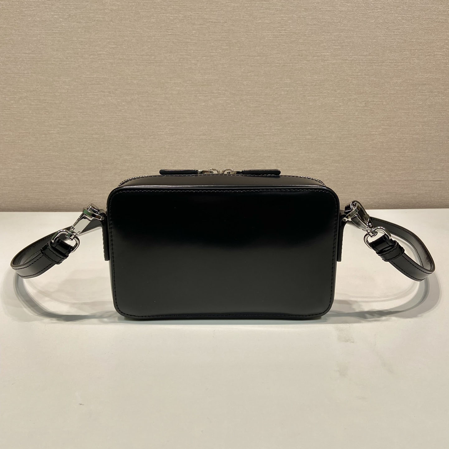 Prada Brique Brushed Leather Bag - 