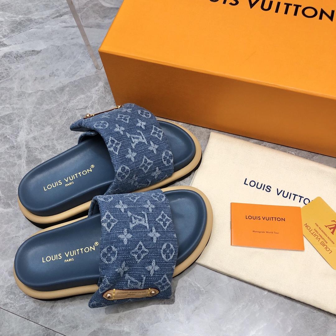 Louis Vuitton Pool Pillow Flat Comfort Mule     1ACJVH - 
