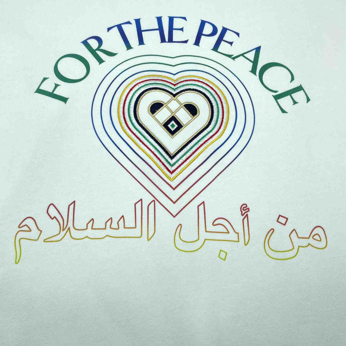 Casablanca For The Peace Embroidered Sweatshirt - 